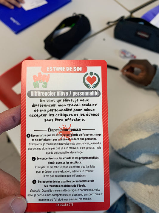 Différencier l’élève et la personne